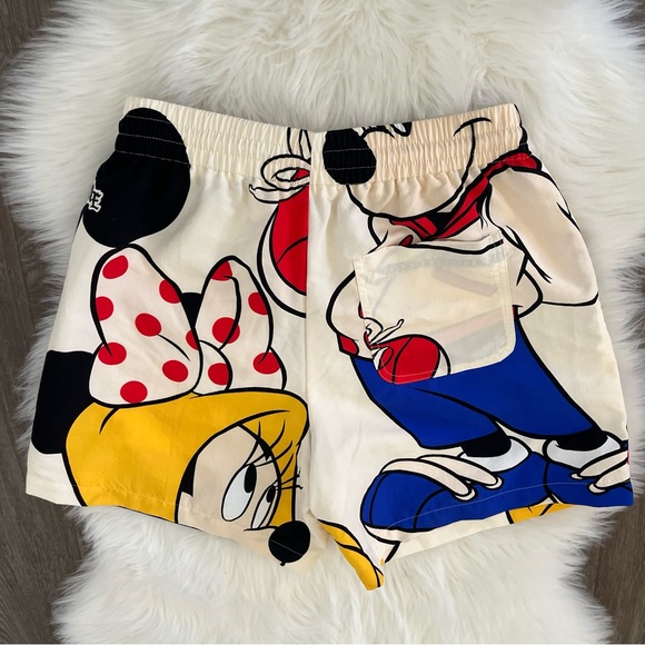 Melody Ehsani d Disney Mickey & Minnie Nylon Shorts Size Small NWT - Picture 2 of 6